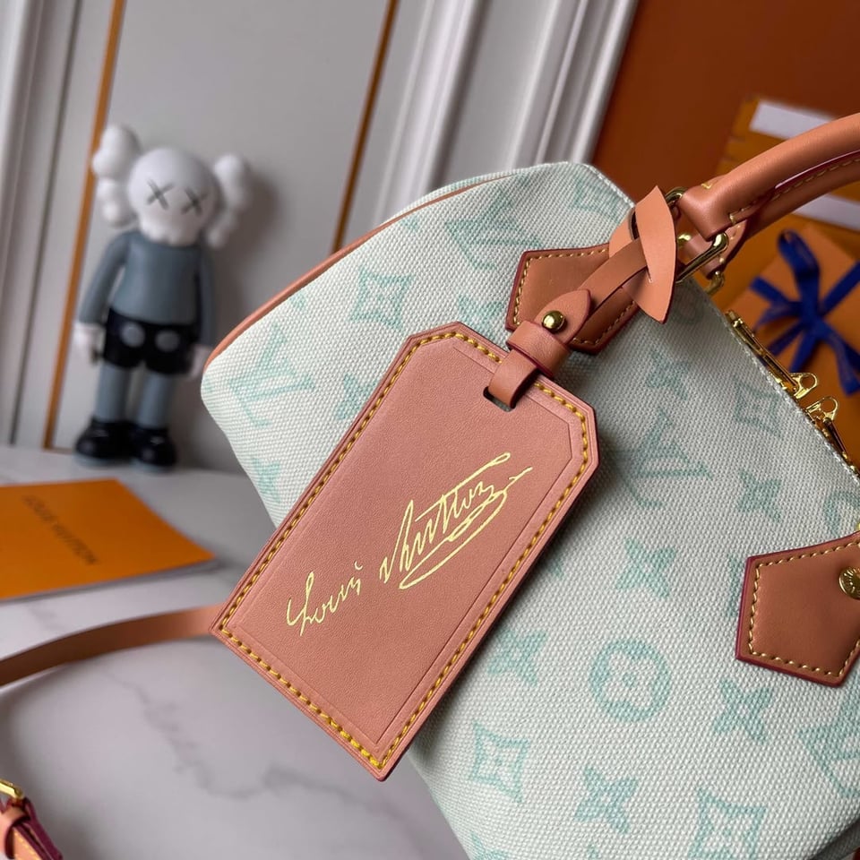 Louis Vuitton Speedy Bandoulière 20 Bag Monogram Origine Vert Asnière M27530 view 6