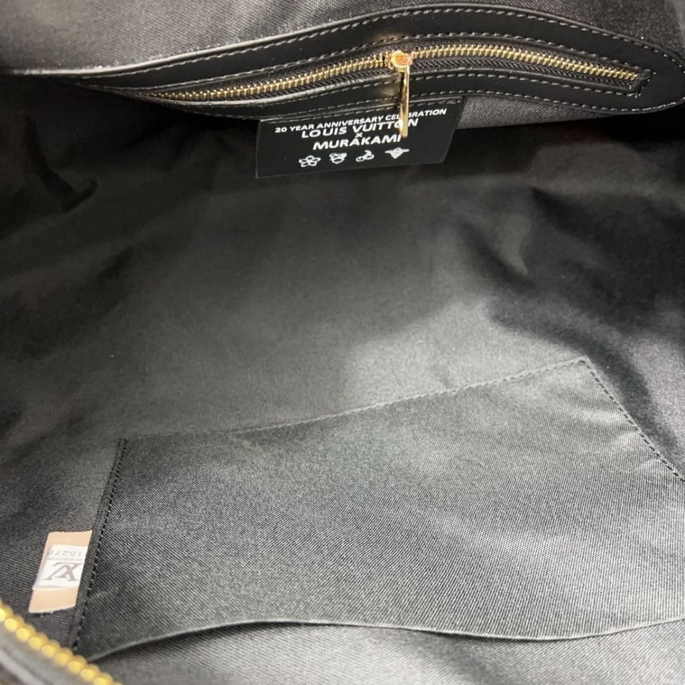 Louis Vuitton X Takashi Murakami Keepall Black 50Cm view 10