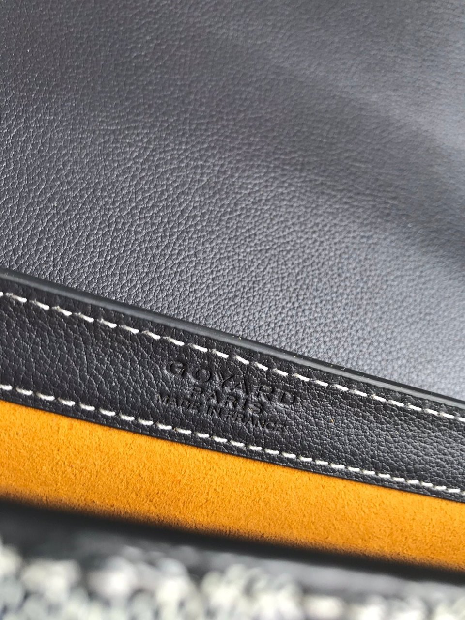 Goyard 233 Bag 25 Cm Gray Calfskin And Goyardine Canvas 25cm view 10