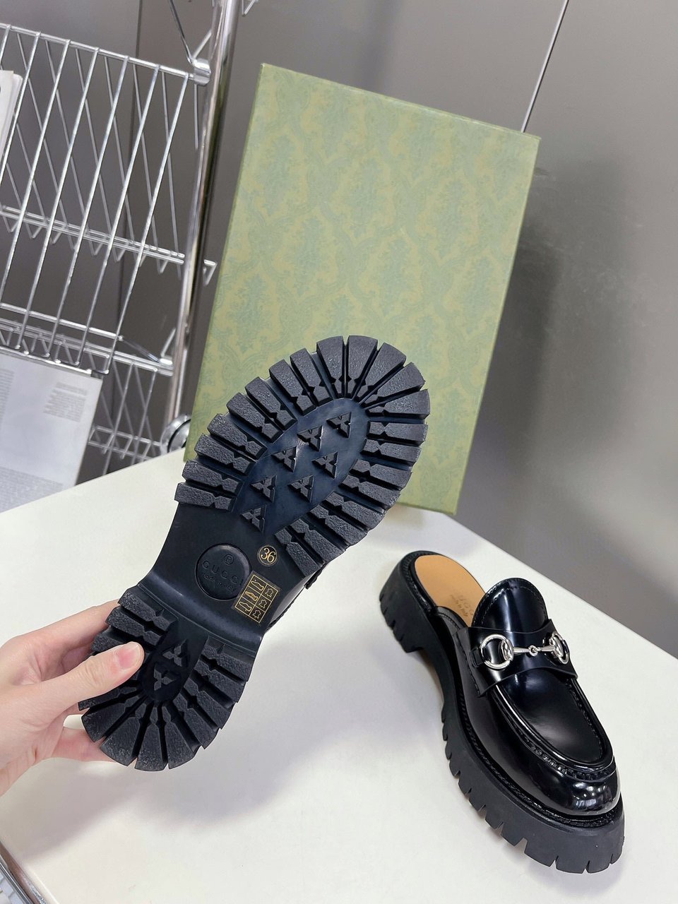 Gucci Women’S Mule With Horsebit Black 764207 Ds800 1000 view 11