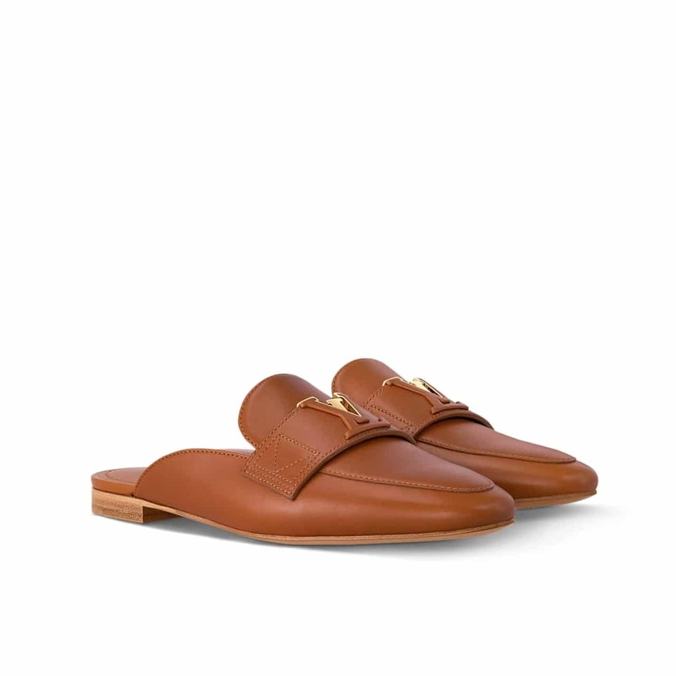 Louis Vuitton Mare Open Back Loafer Cognac 1Ach7J view 2