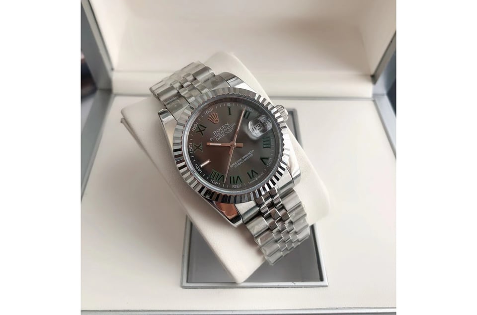 Rolex Datejust 36/28mm SS/SS Jub Grey/Rmn view 4