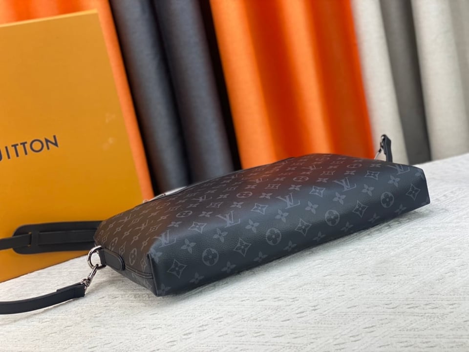 Louis Vuitton Porte Documents Jour Briefcase Monogram Black 37Cm view 7