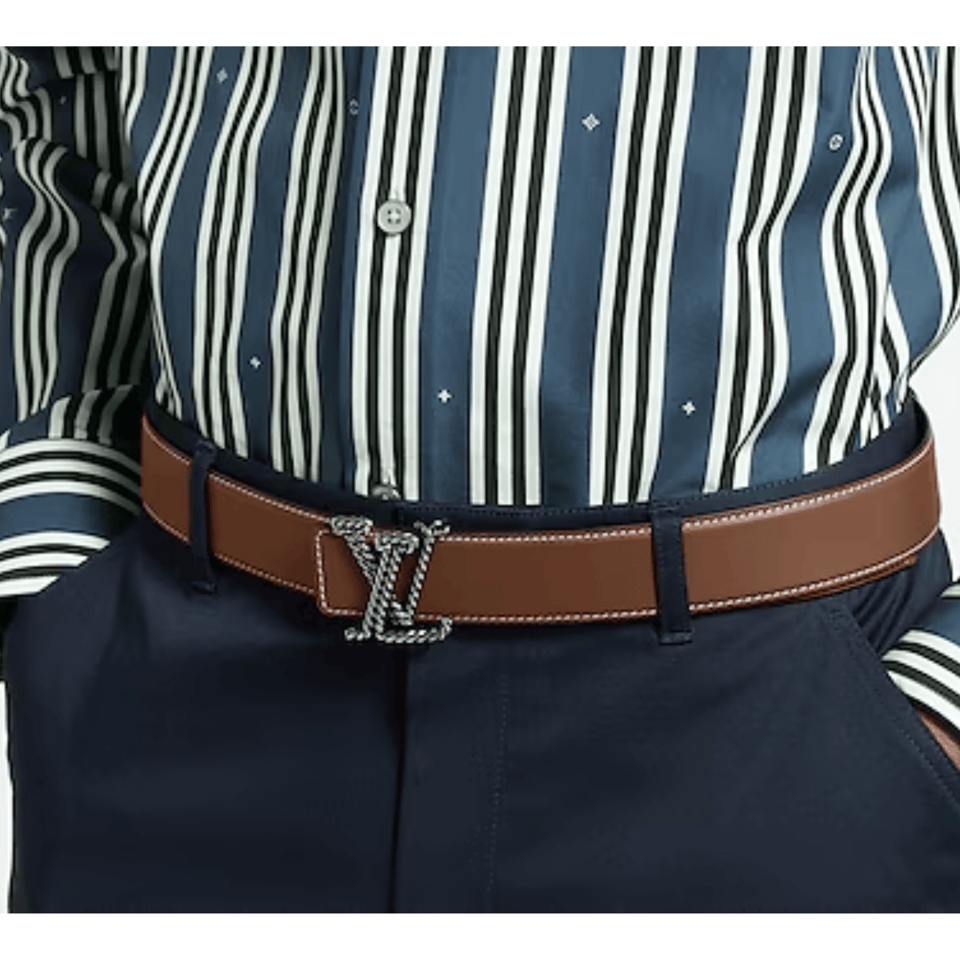 Louis Vuitton LV Rope 35mm Reversible Men Belt M4137S view 4