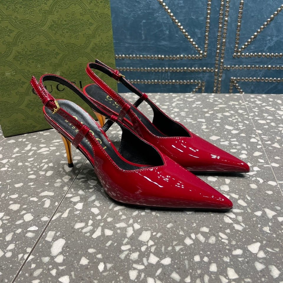 Gucci Women’S Platform Pump Red view 4