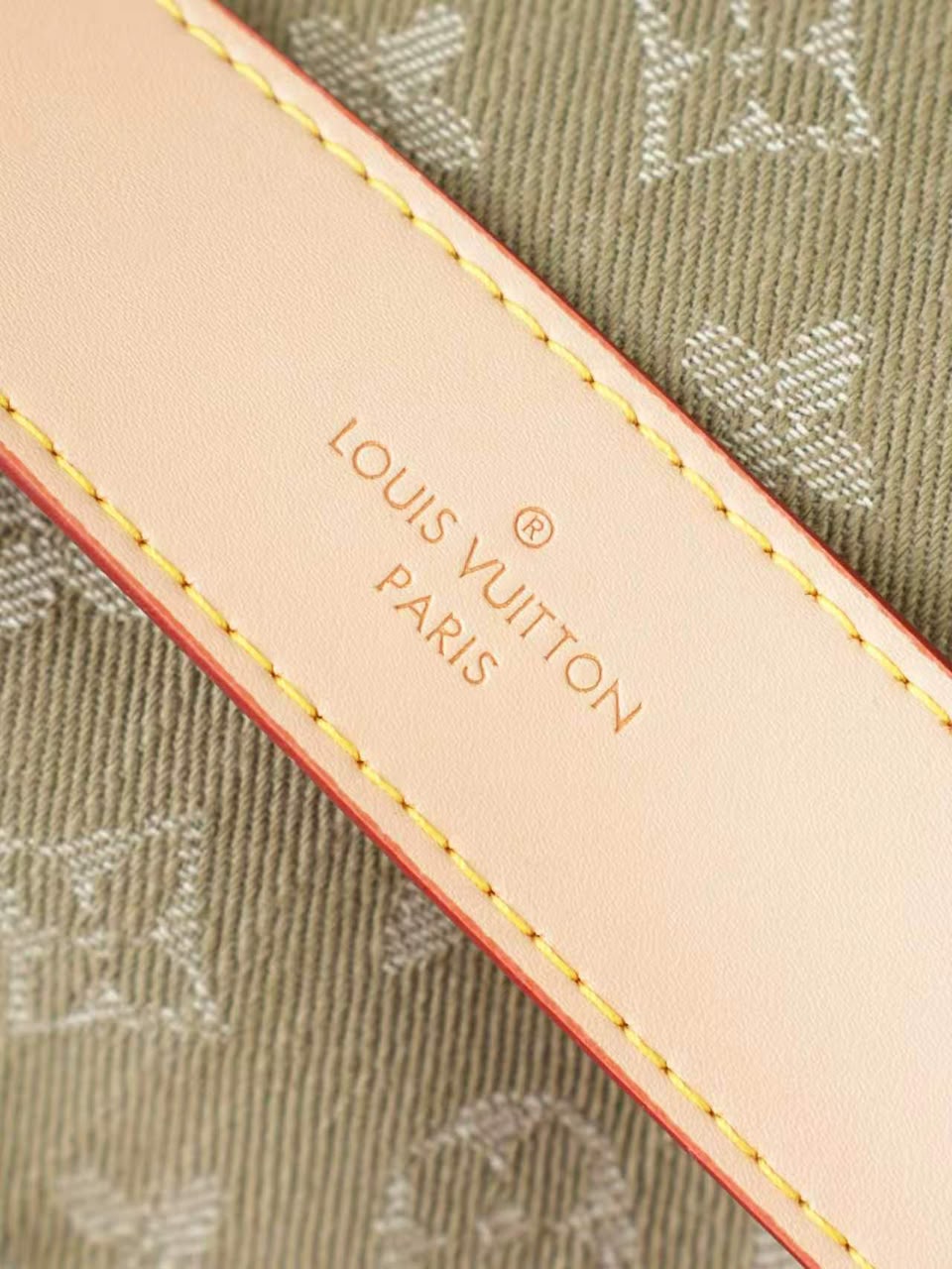 Louis Vuitton Carryall Cargo PM Bag Khaki Denim 33.5cm M27623 view 8