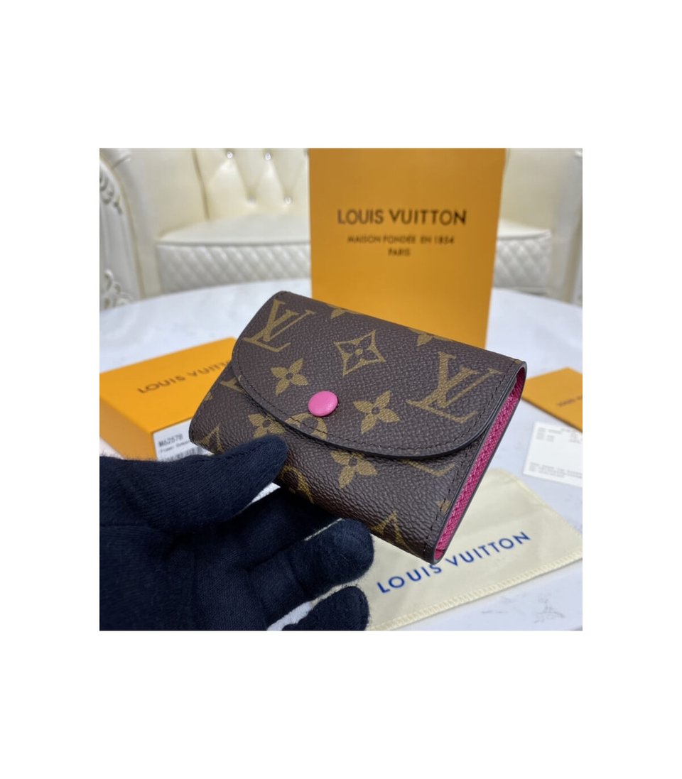 Louis Vuitton Monogram Canvas Rosalie Coin Purse Rosy