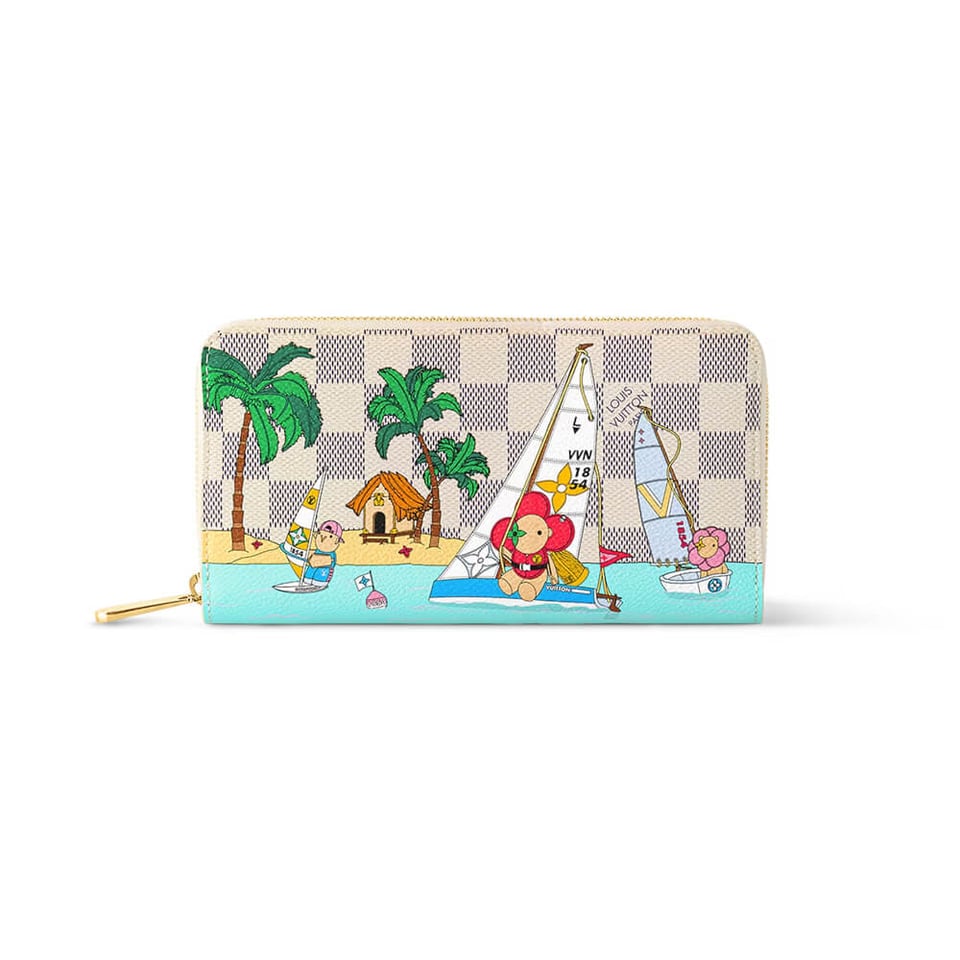 Louis Vuitton Damier Azur Vivienne Sailing Zippy Wallet