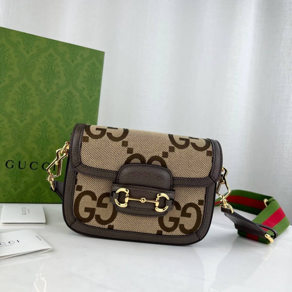 Gucci Horsebit 1955 Jumbo GG Mini Bag view 7