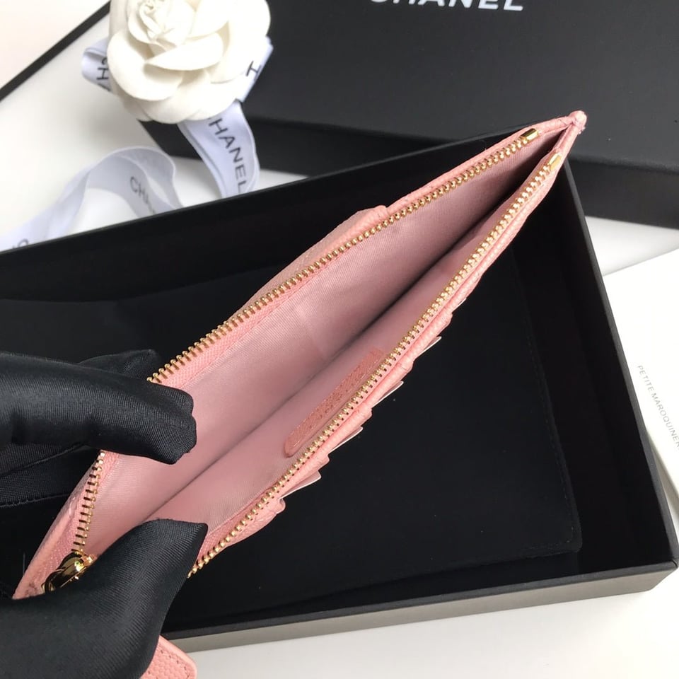 Chanel Mobile Purse 19.5 Peach Grained Calfskin Gold Icon view 8
