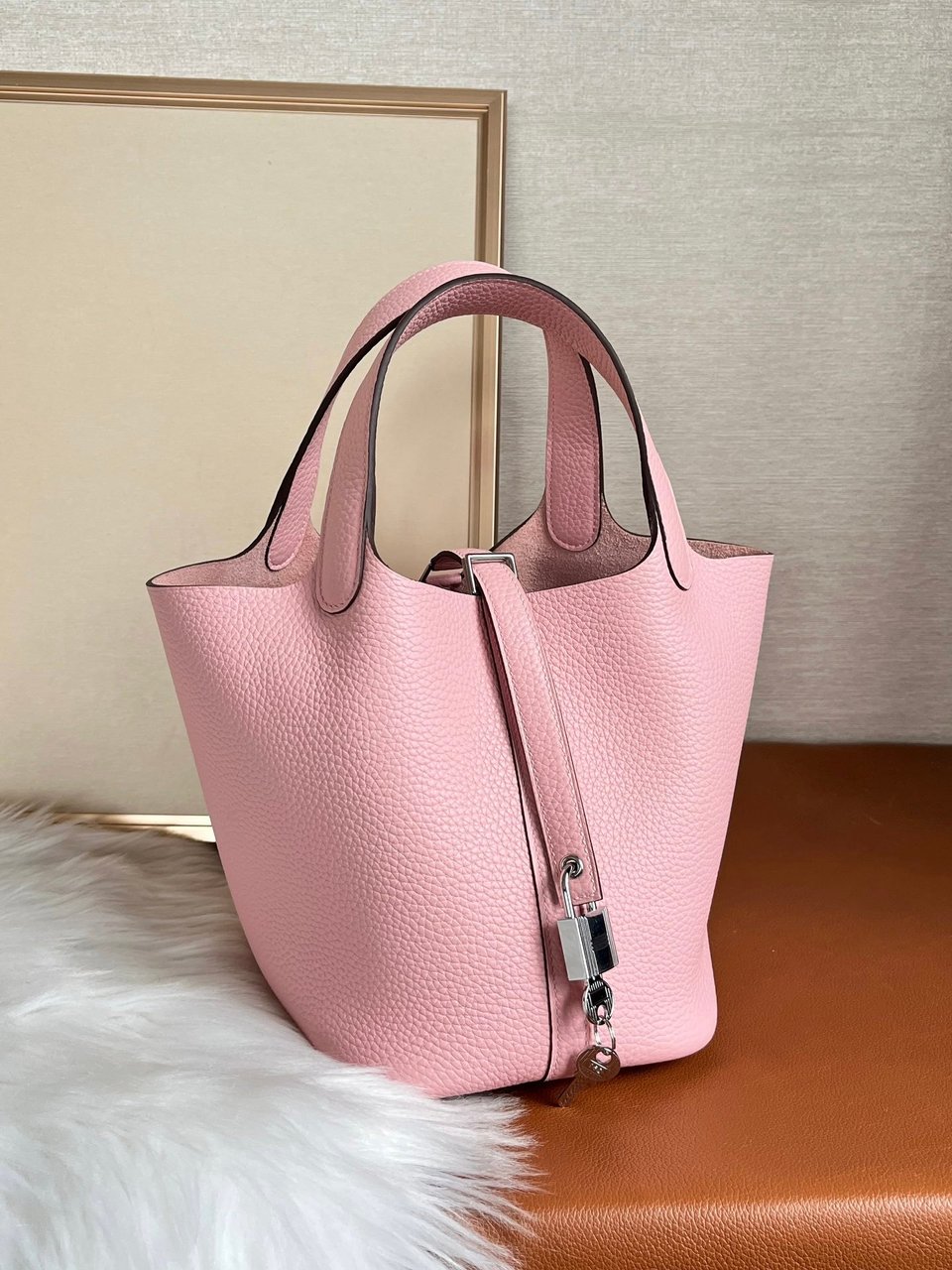 Hermes Picotin Lock 18Cm Rose Sakura view 11