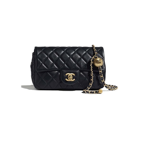 Chanel Shoulder Bag Black 20Cm/7.9in Ap1787 view 2