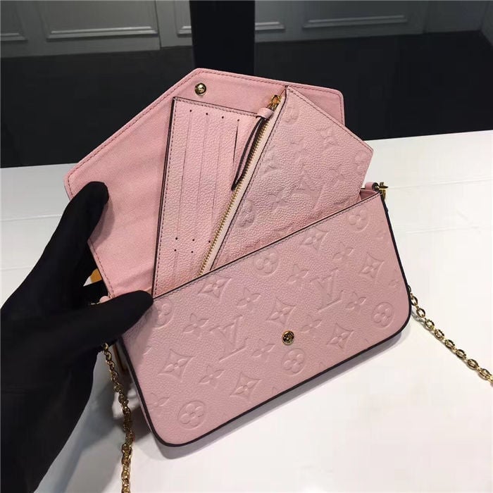 Louis Vuitton F Licie Pochette Rose Pink 21cm/8.3in view 5