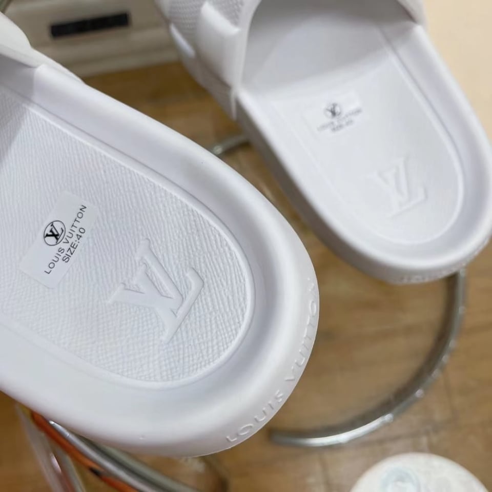 Louis Vuitton Waterfront Mule Maxi Damier Rubber White view 5