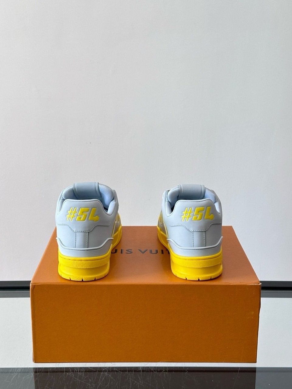 Louis Vuitton LV Trainer Sneaker Yellow for Men 1AHTPN view 12