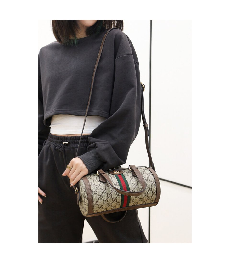 Gucci Ophidia GG Small Boston Bag view 7
