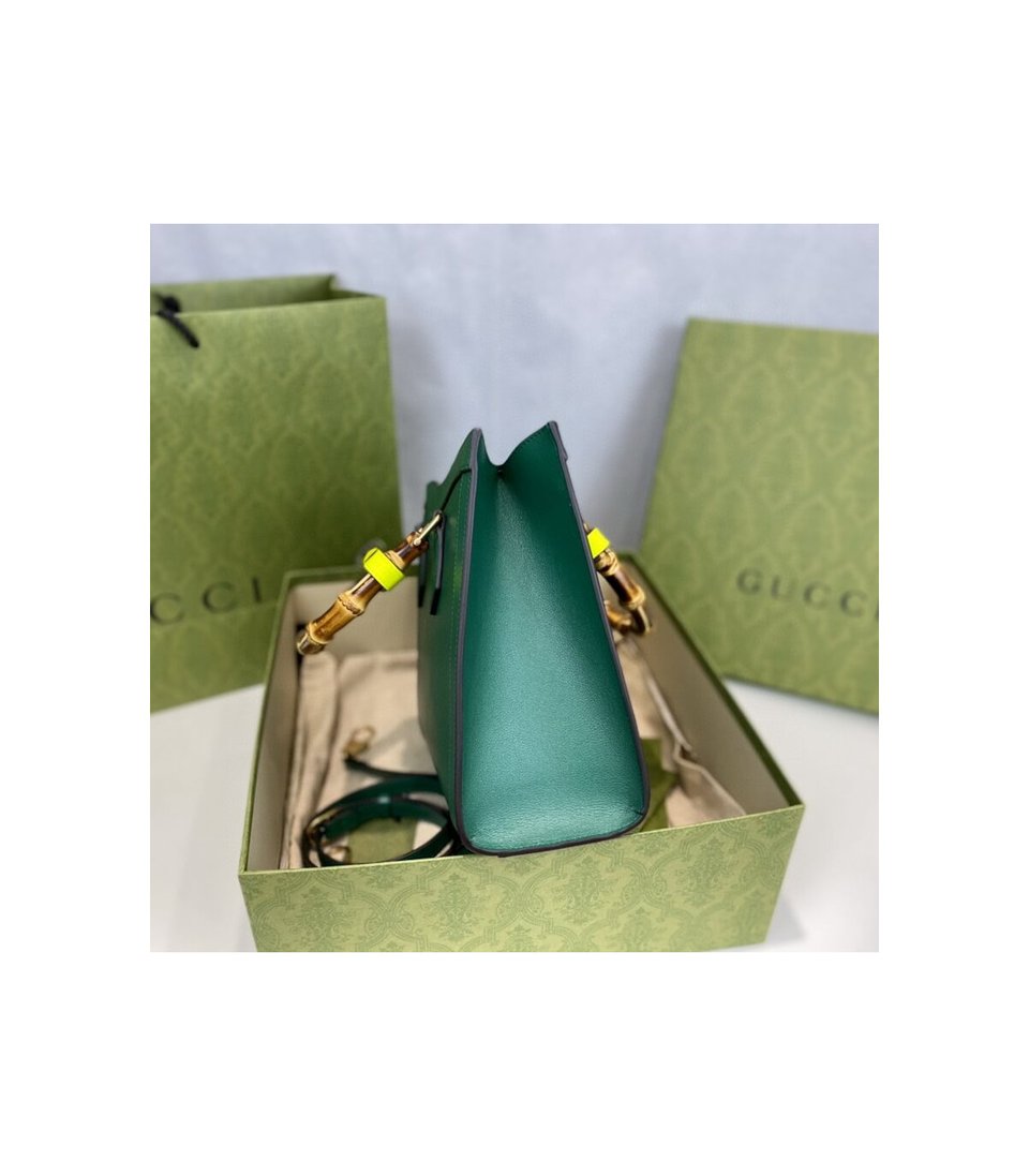Gucci Diana Small Tote Bag Green view 11