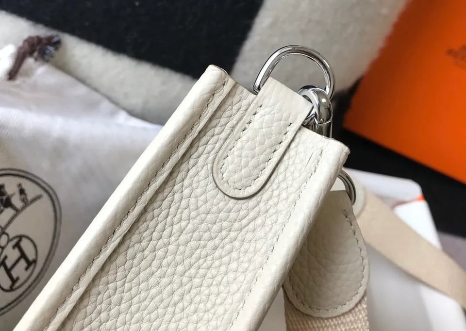 Hermes Evelyne 16 Amazone White Bag 18Cm H069426Ckav view 6