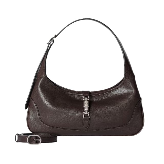 Gucci Jackie Slim Medium Shoulder Bag 28cm/11in Dark Brown ‎863137