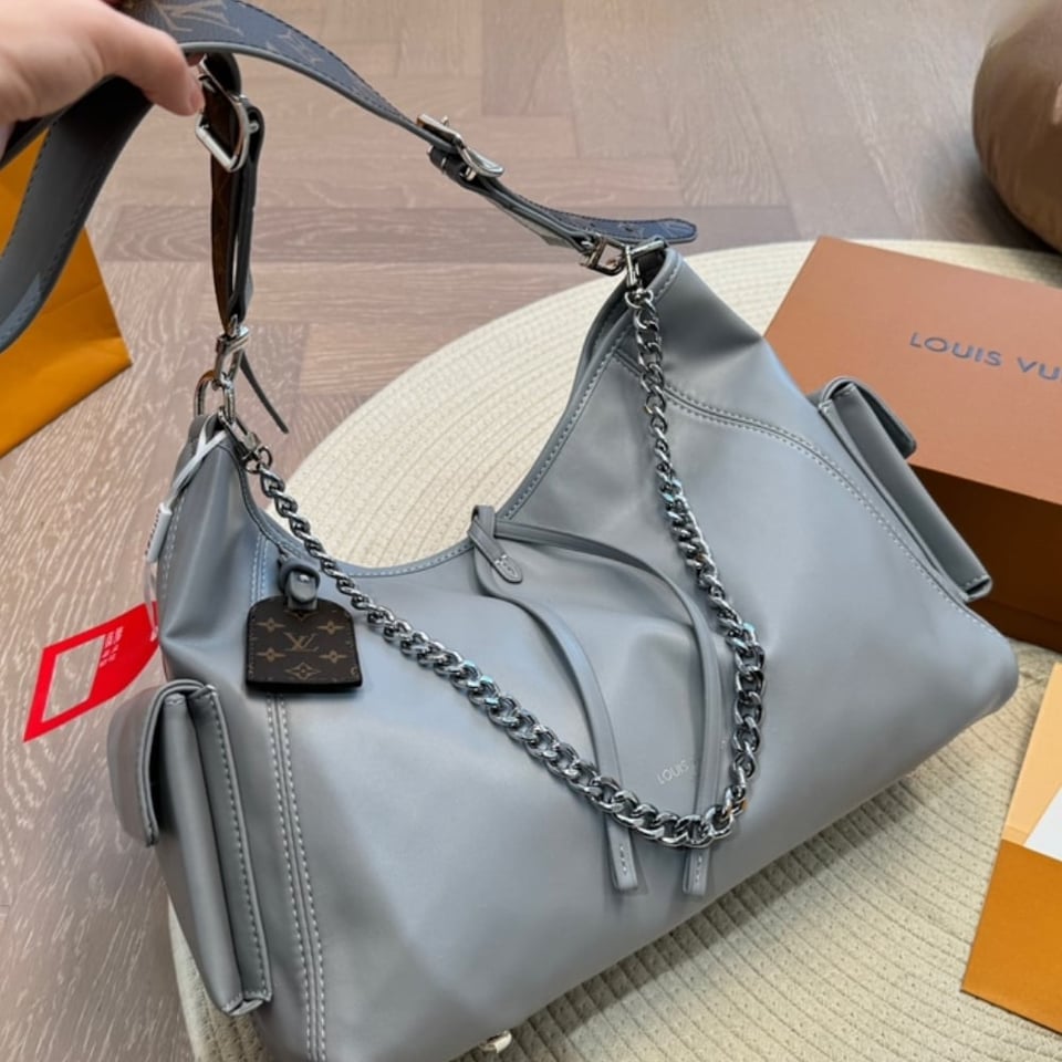 Louis Vuitton Carryall Dark Mm Gris Trianon 39cm/15.4in M12583 view 7