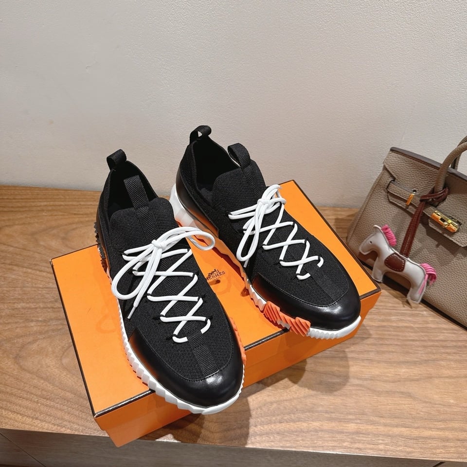 Hermès Day Sneaker Black- Shoes for Men view 6