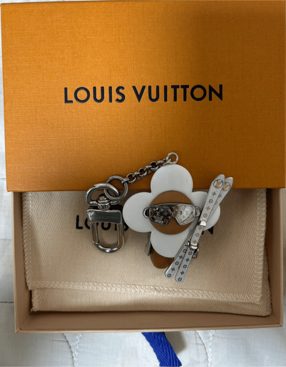 Louis Vuitton Vivienne Ski / Skier Key Holder &amp; Bag Charm 13.5cm/5.3in view 4