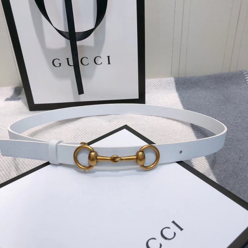 Gucci 20mm Leather Belt With Horsebit 600636 view 7
