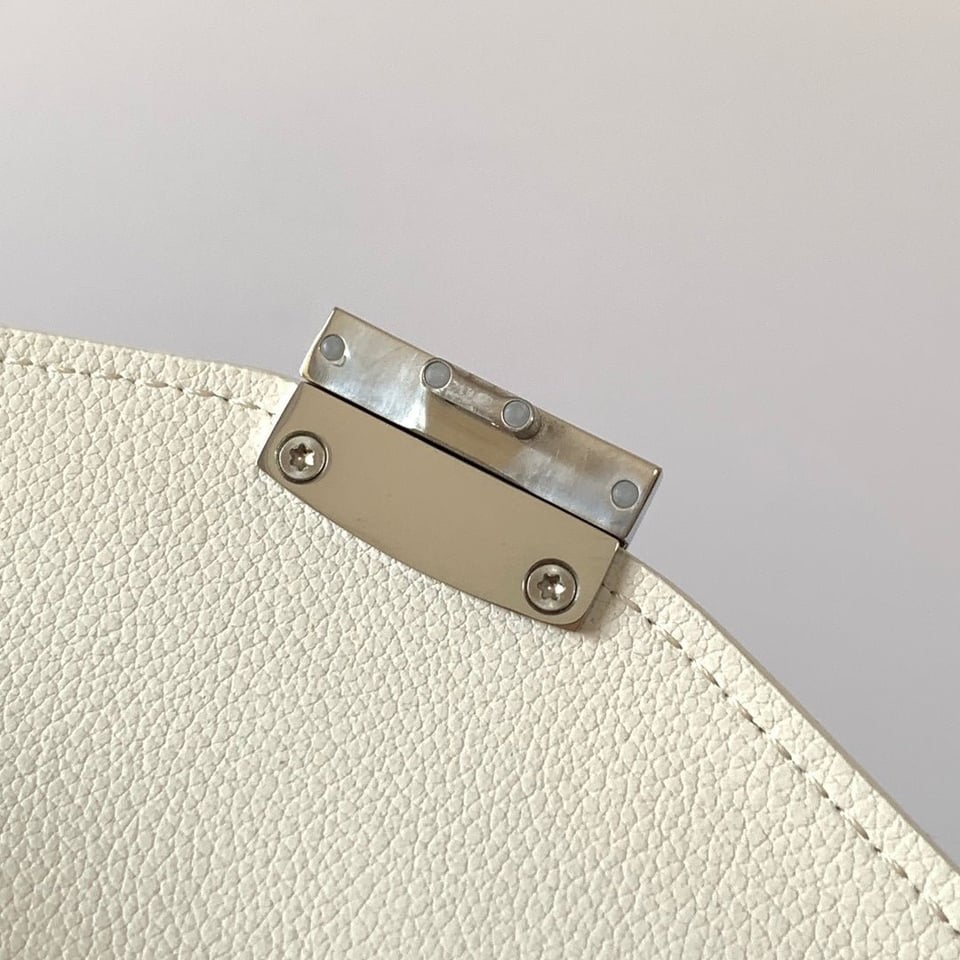 Goyard Chypre Wallet-Pouch 21cm White Goyardine Canvas And Calfskin view 10