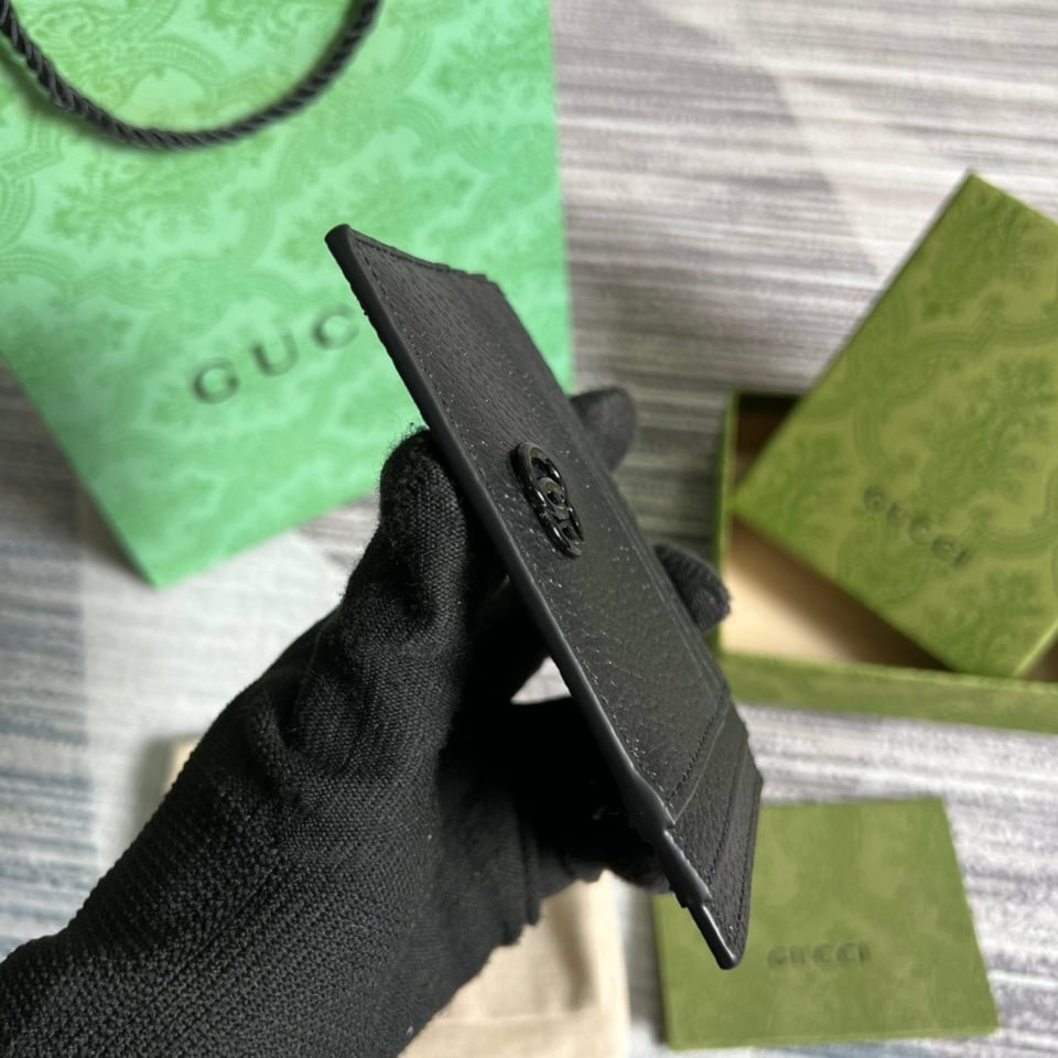 Gucci GG Marmont Card Case Black 4.7in/12cm For Men view 5