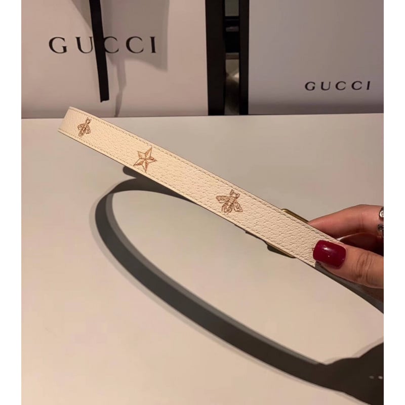 Gucci Belt With Bees And Stars Print 576178 view 5