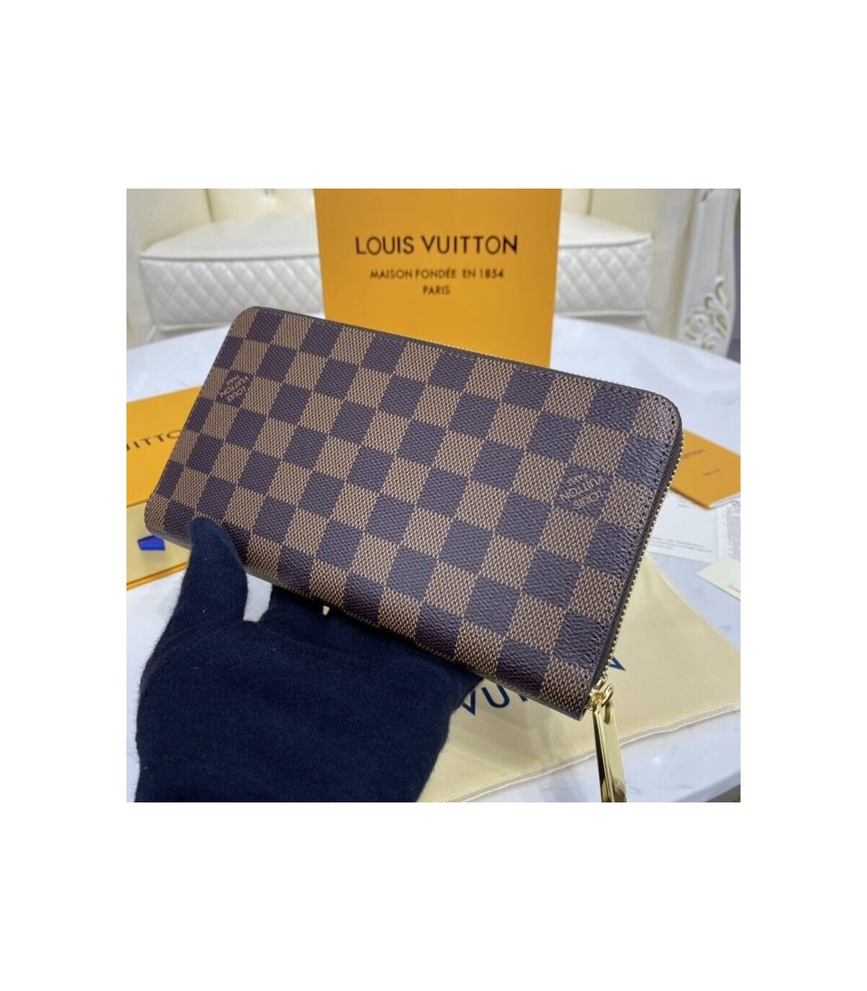 Louis Vuitton Damier Ebene Zippy Organizer view 5