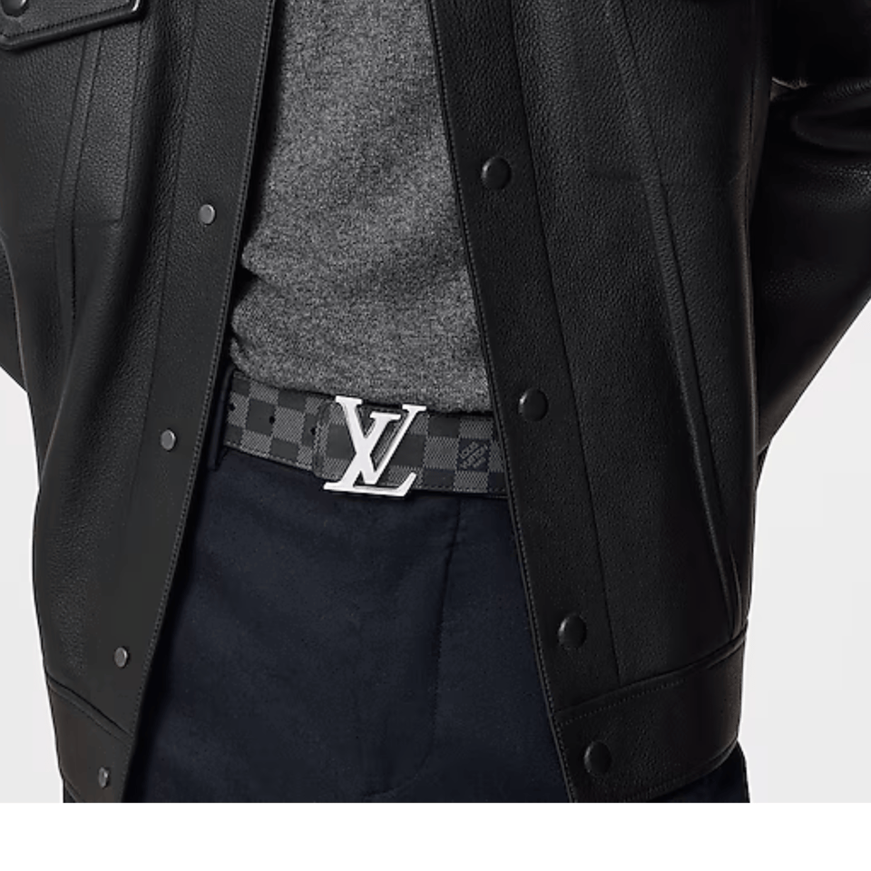 Louis Vuitton LV Silver Initiales 40mm Reversible Men Belt M0107T view 5