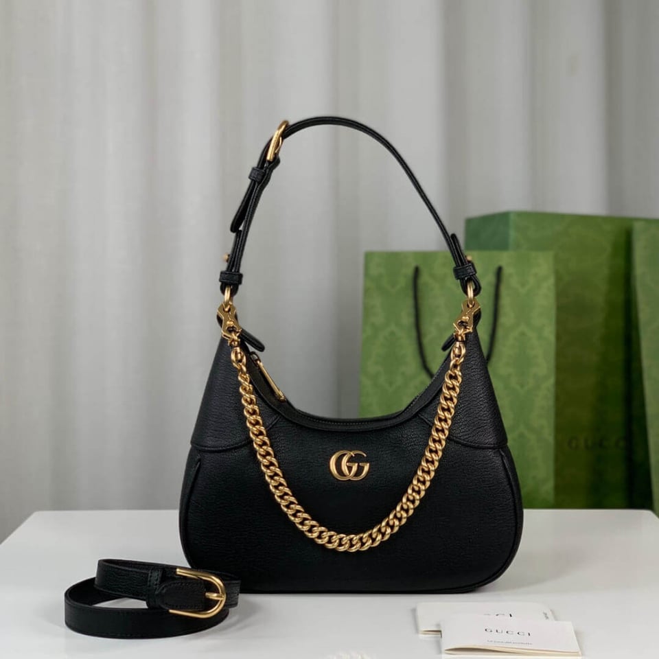 Gucci Aphrodite Small Shoulder Bag Black view 6