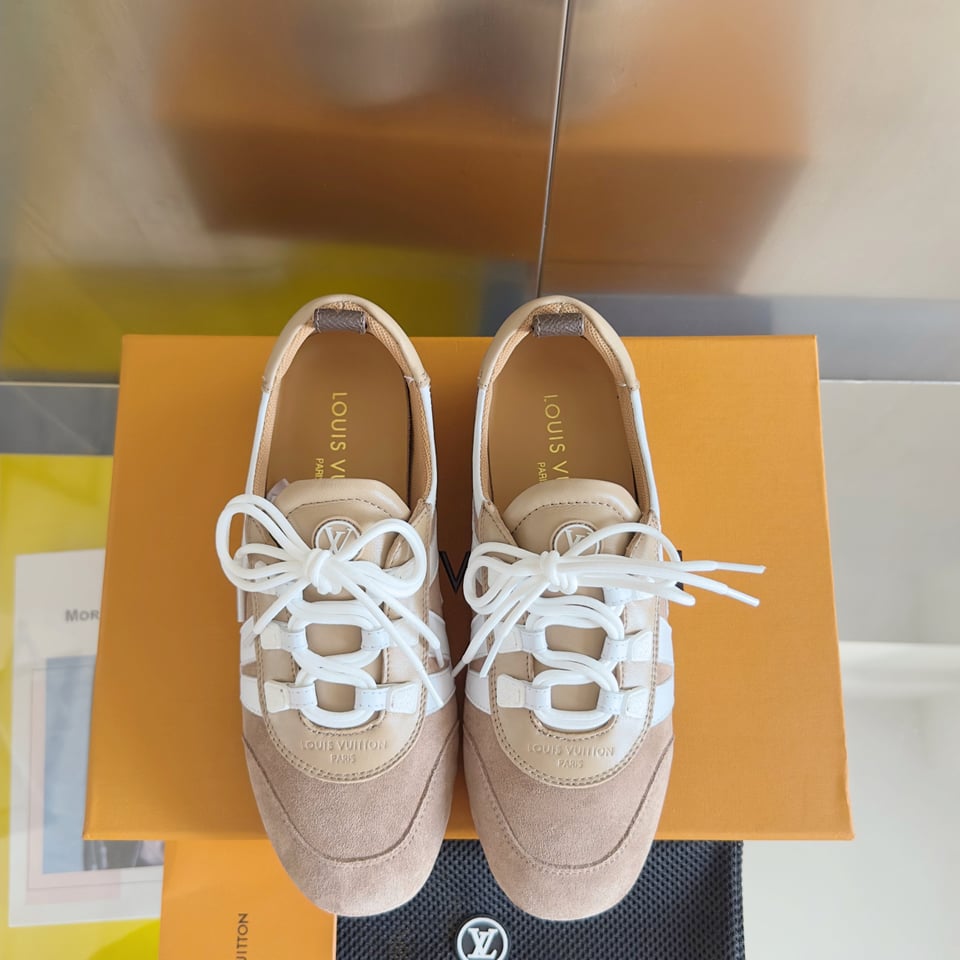 Louis Vuitton Sneakerina Yellow Beige – Women’s Ballet-Inspired Slim Sneakers view 8
