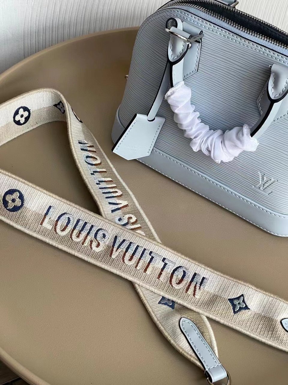 Louis Vuitton Alma Bb 23Cm Blue Bag view 10