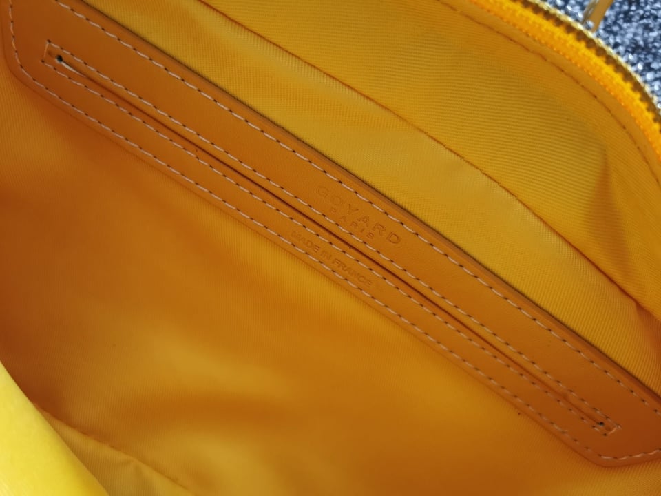 Goyard Cap-Vert Pm Bag 23X8X14Cm Yellow Canvas view 9