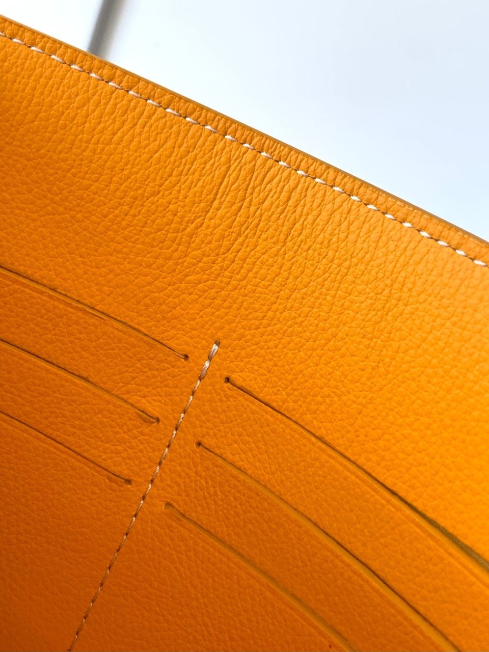 Goyard Chypre Wallet-Pouch 21 Cm Yellow Goyardine Canvas And Calfskin 21cm view 4