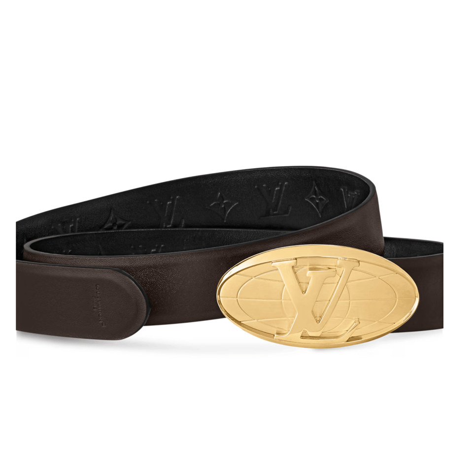 Louis Vuitton LV Fiction 30mm Reversible Men Belt M8957S view 3