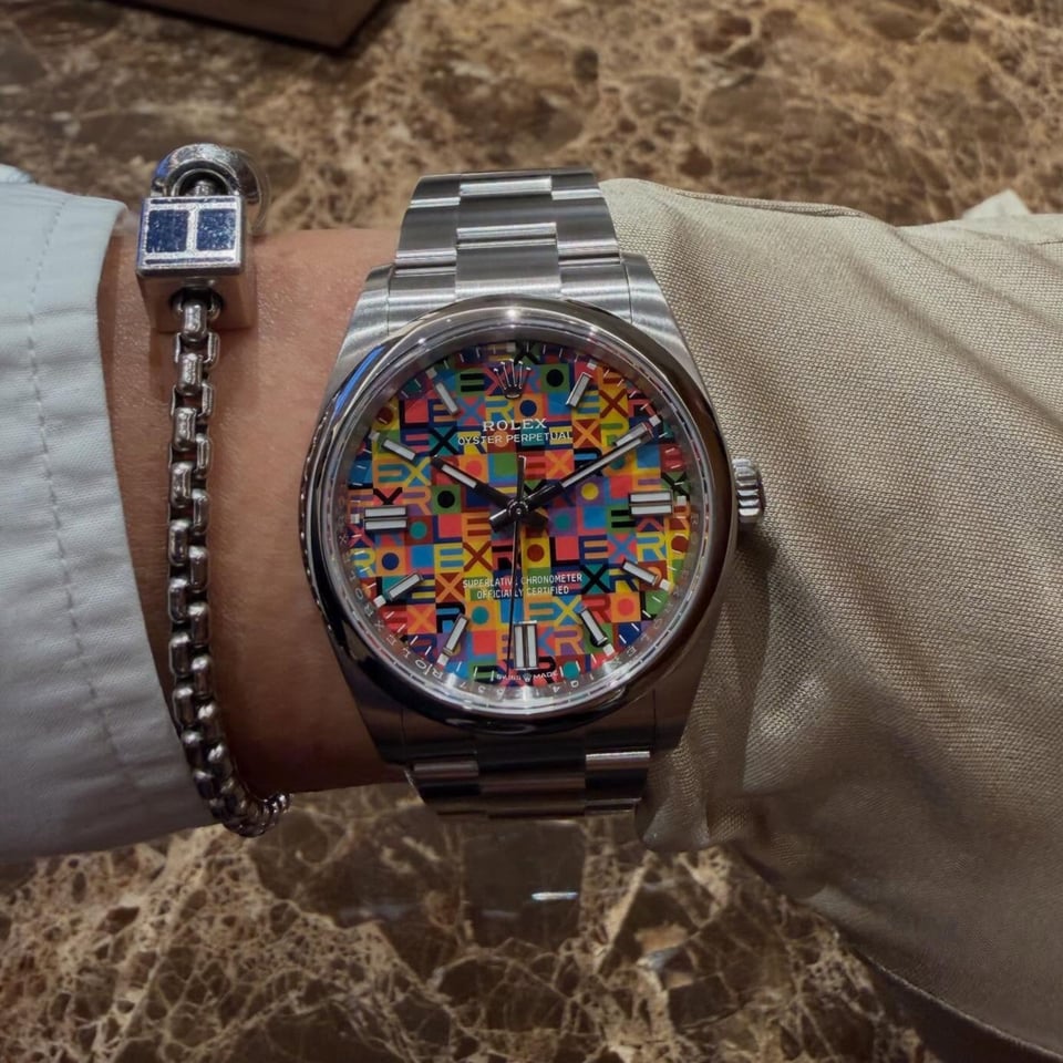 [Superclone] Rolex Oyster Perpetual 41mm Multicoloured Dial Oyster 134300 view 7