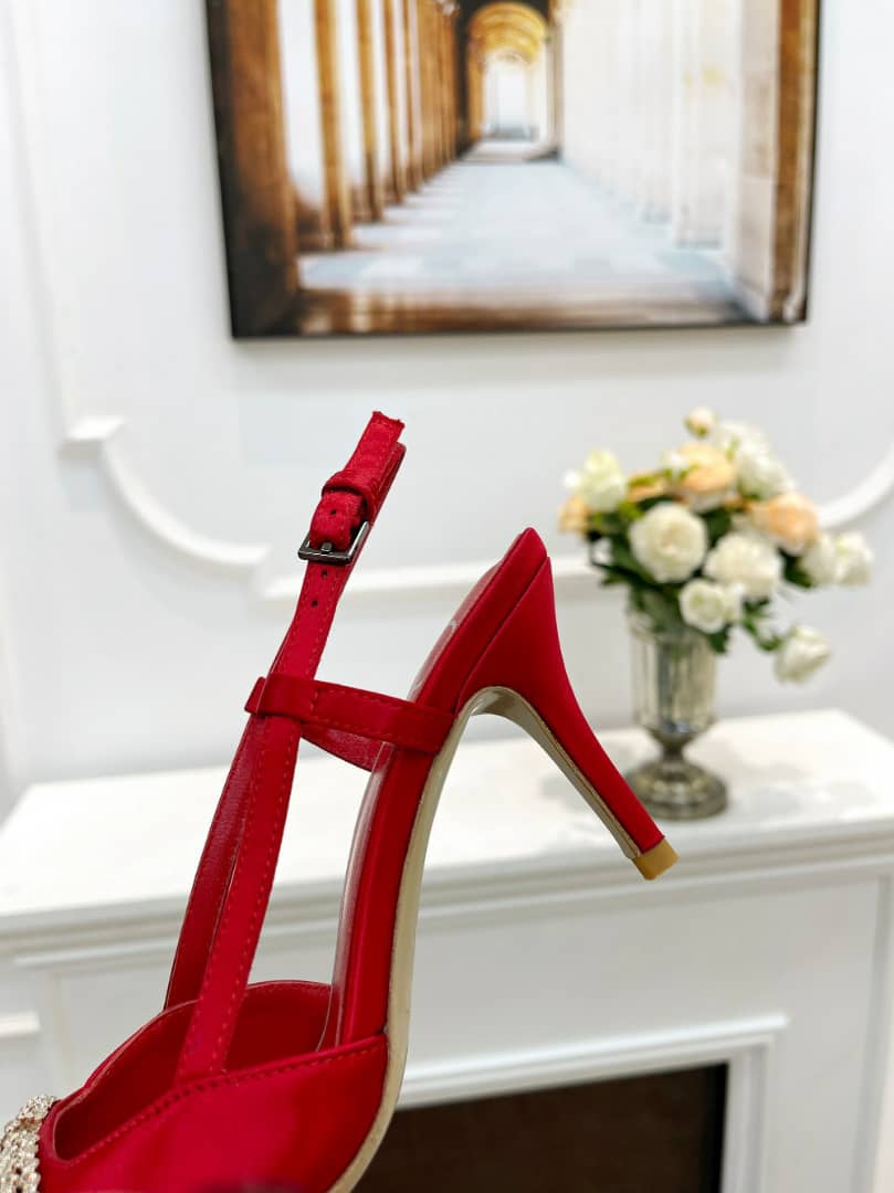 Valentino Garavani Vlogo Signature Patent Slingback Pump Red view 6