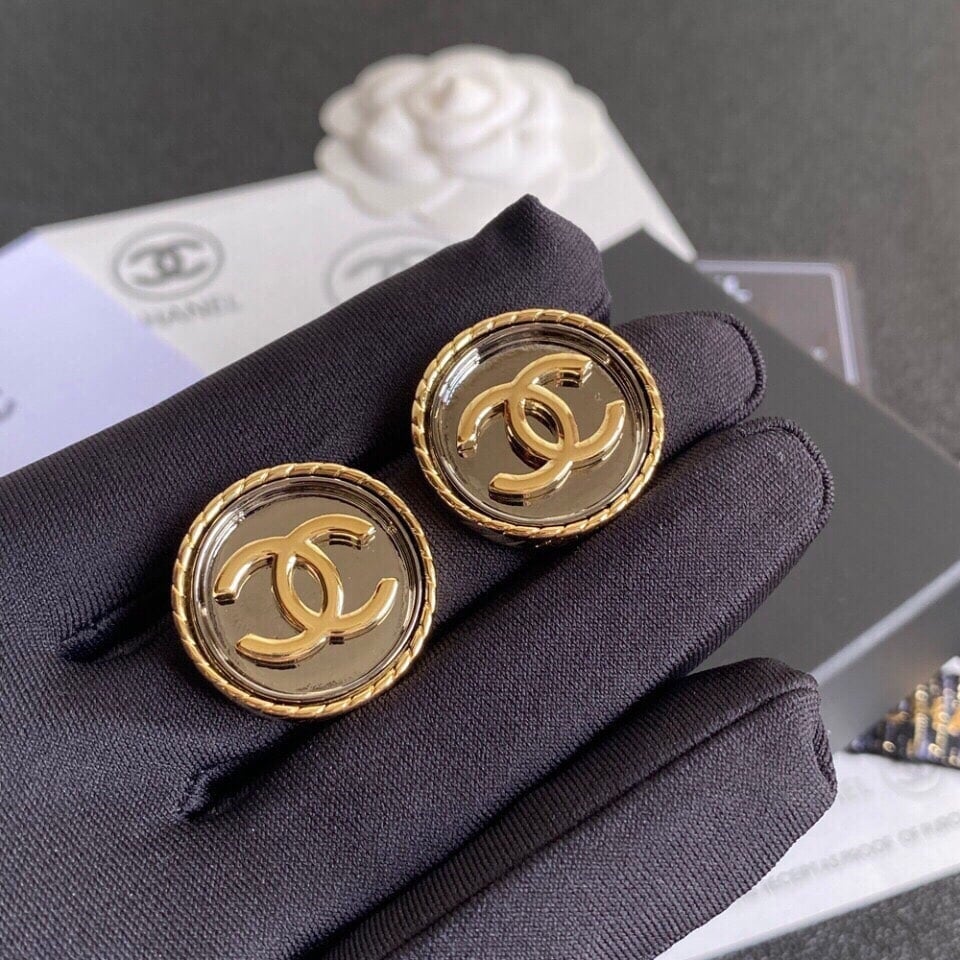 Chanel Cc Earrings view 5