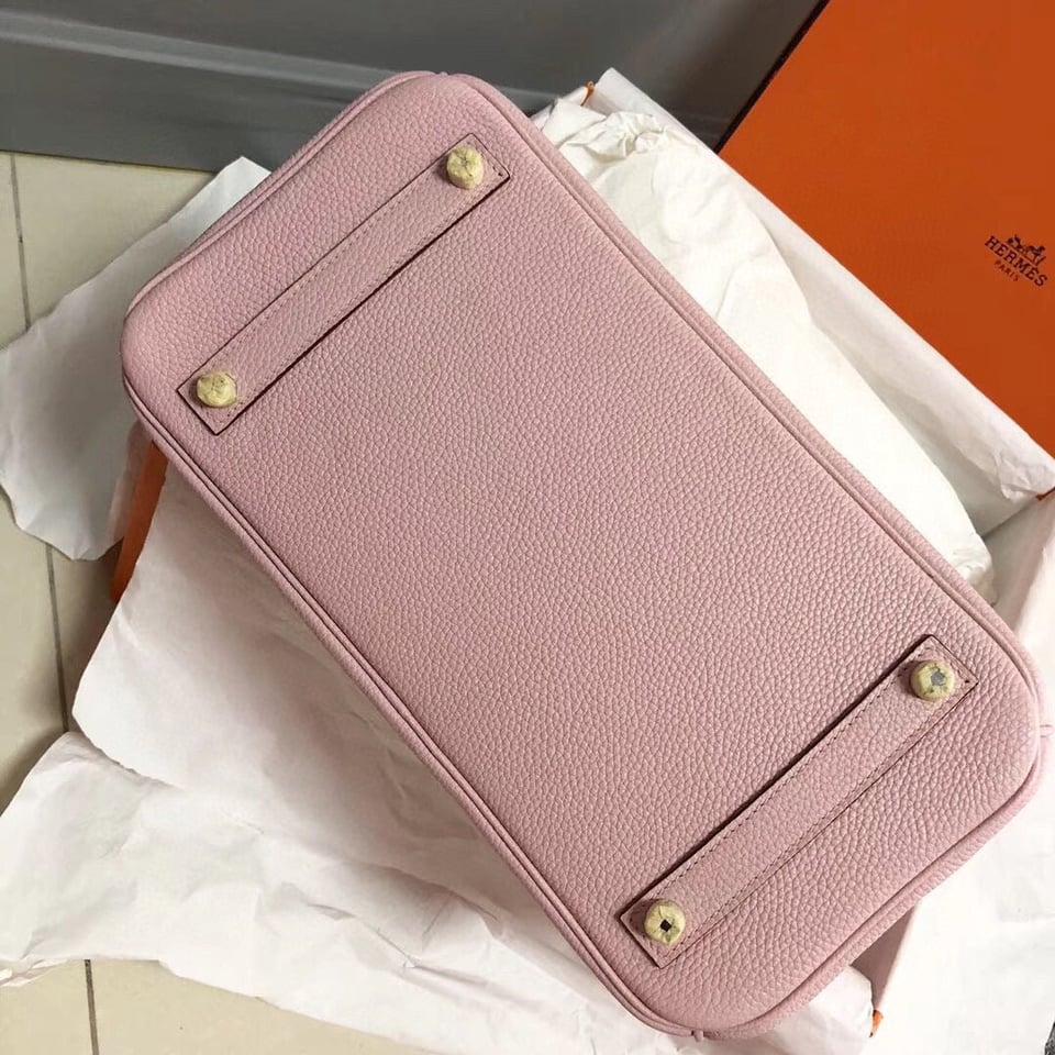 Hermes Birkin 30Cm Pink Togo Leather Gold Hardware view 9