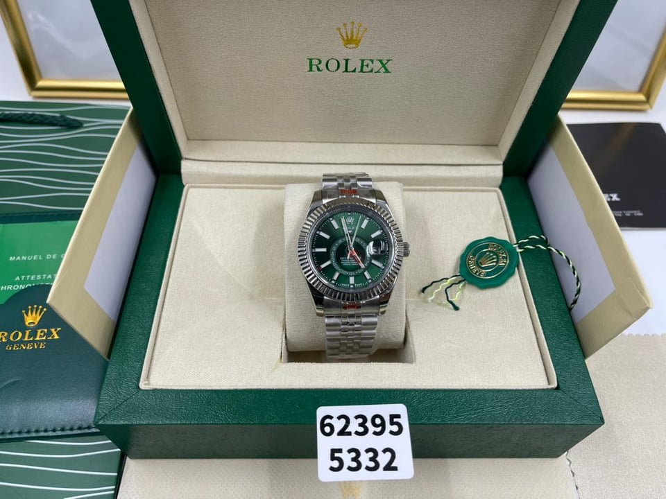 [Superclone] Rolex Sky-Dweller 42mm Mint Green Dial Jubilee 336934 view 2