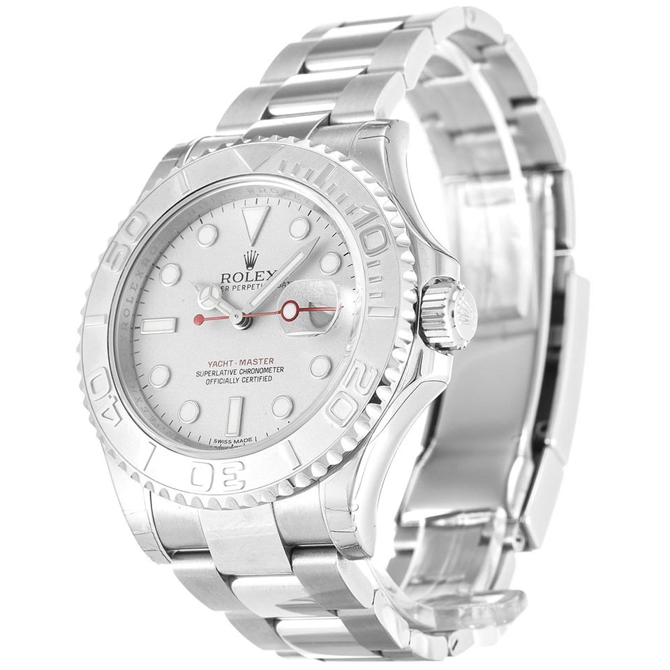 [Superclone] Rolex Yacht-Master 40mm Silver Dial Oyster 116622 view 2