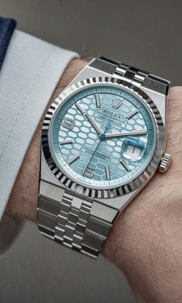 [Superclone] Rolex Land-Dweller 36mm Ice-Blue Dial Flat Jubilee 127236 view 7