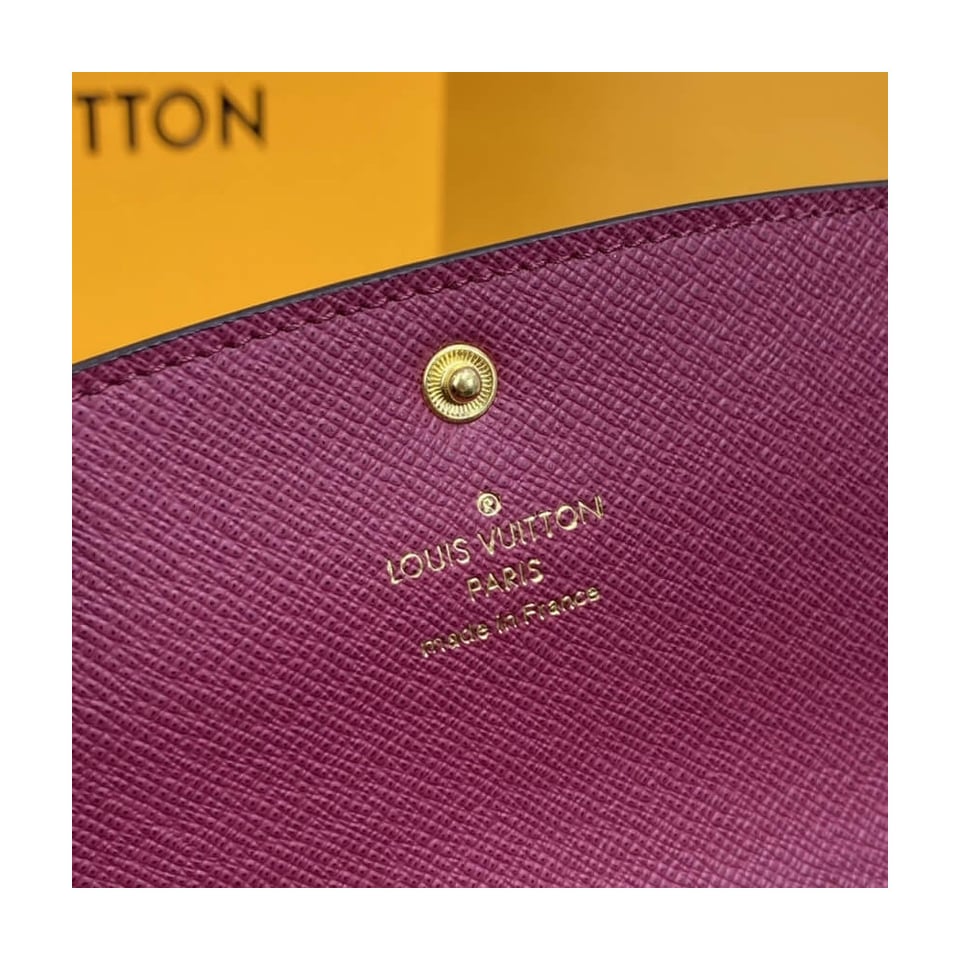 Louis Vuitton Monogram Canvas Emilie Wallet Fuchsia view 10