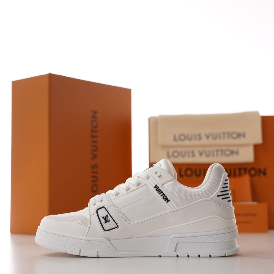 Louis Vuitton LV Trainer Sneaker White for Men view 3