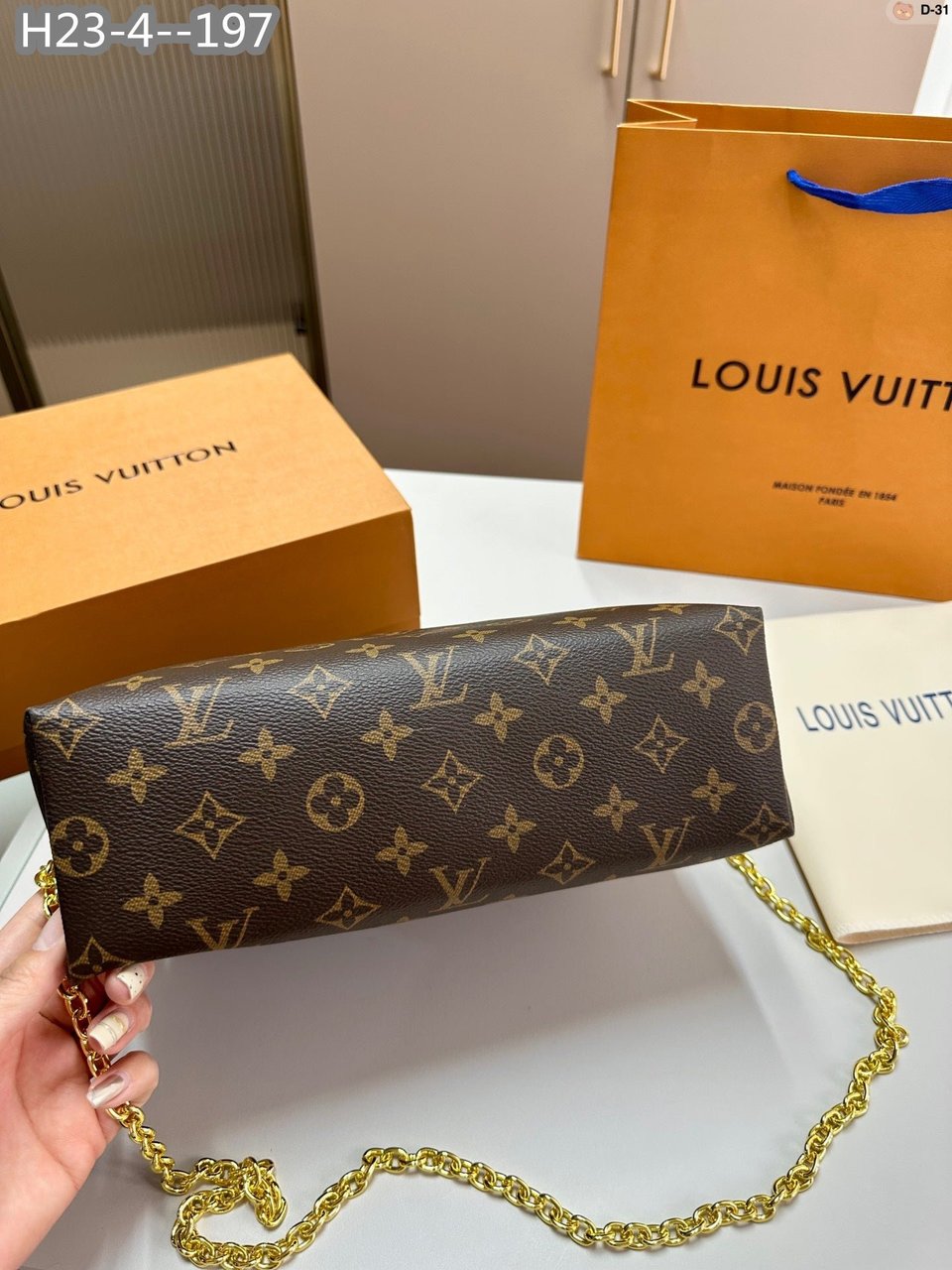 Louis Vuitton Cosmetic Pouch Gm Brown 27Cm M46458 view 8