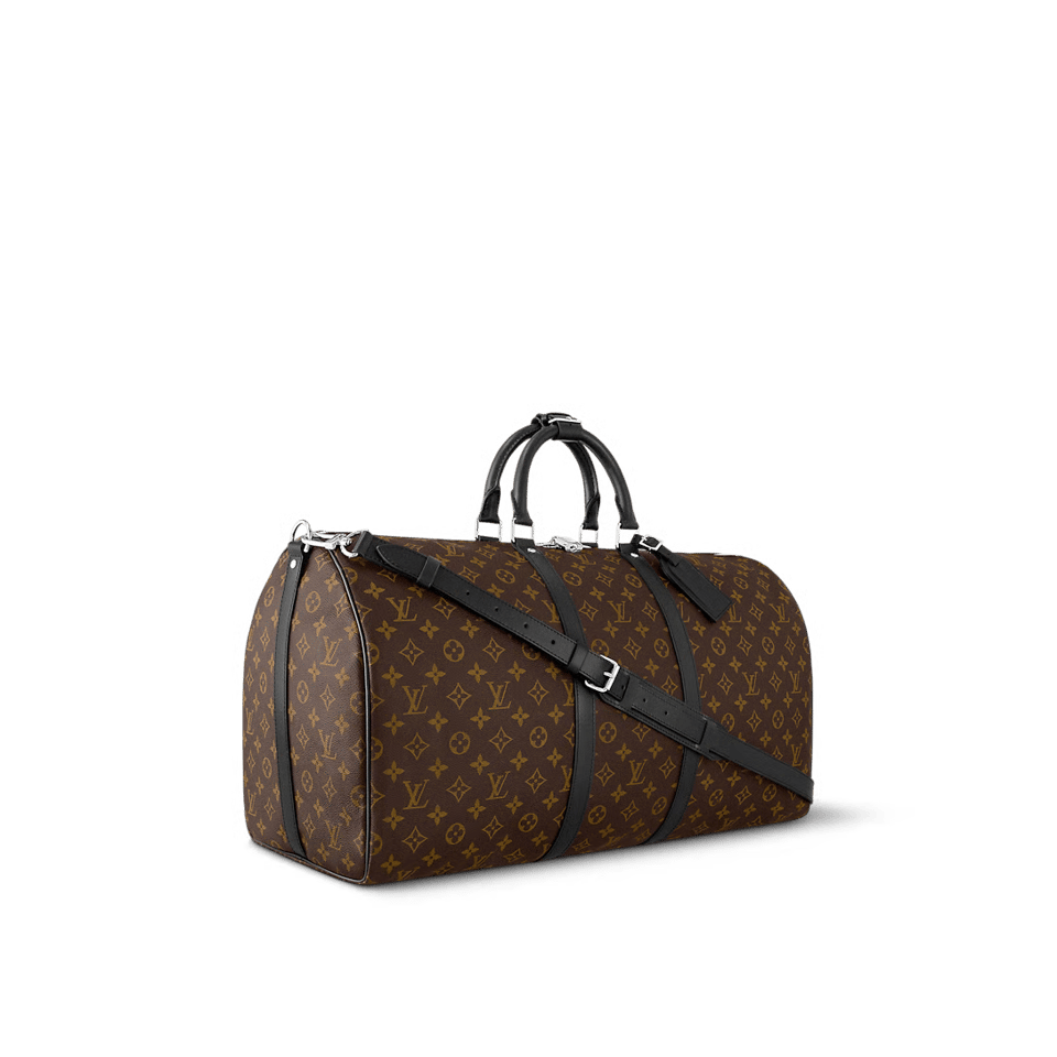 Louis Vuitton Keepall Bandouli Re 55 Monogram Macassar 55cm M56714 view 4