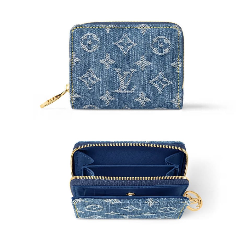Louis Vuitton Monogram Denim Lou Wallet view 2